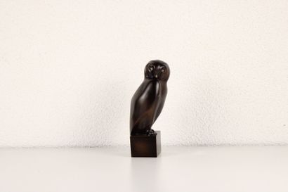 Heavy composite sculpture in imitation bronze...