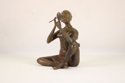 Pierre CHENET (20th century): Bronze subject...