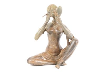 Pierre CHENET (20th century): Bronze subject...