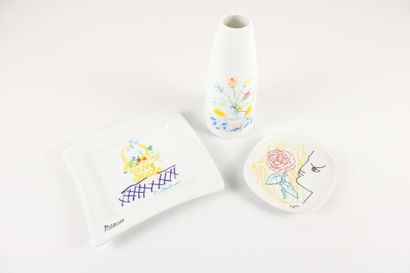 Meeting of porcelains, two of them with a...
