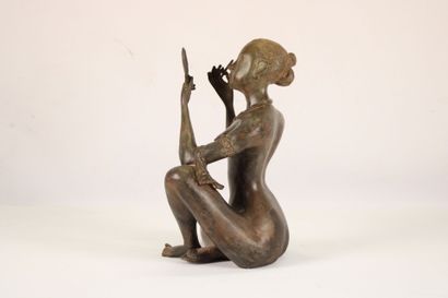 Pierre CHENET (20th century): Bronze subject...