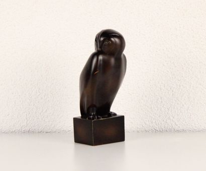 Heavy composite sculpture in imitation bronze...