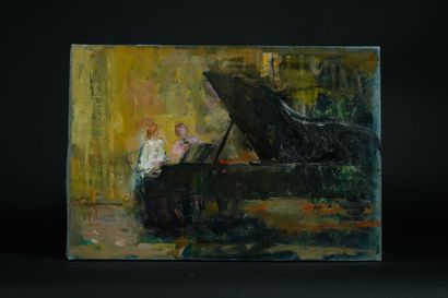 Robert BREITWEISER (1899-1975)
The pianist
Oil...