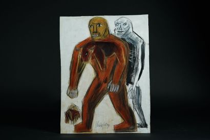 Christophe MEYER (1958)
Figure with bull
Mixed...