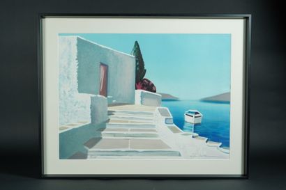 André BRICKA (1922-1999)
View of the sea
Lithograph...