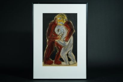 Christophe MEYER (1958)
Wrestlers
Mixed media...