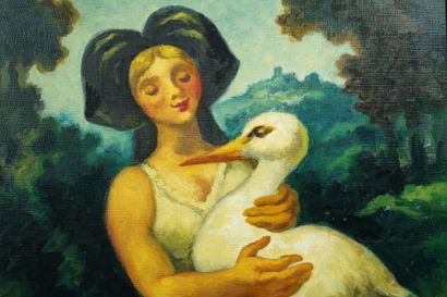 Robert HEITZ (1895-1984)
Alsatian woman with...