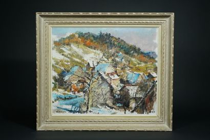Lucien HAFFEN (1888-1968)
The Vosges in winter
Oil...