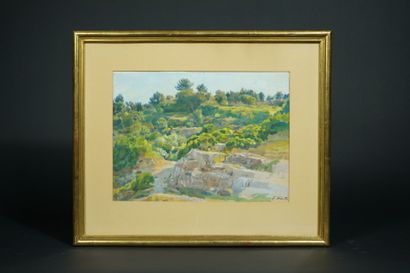 Edouard HIRTH (1885-1980)
Southern Landscape
Oil...