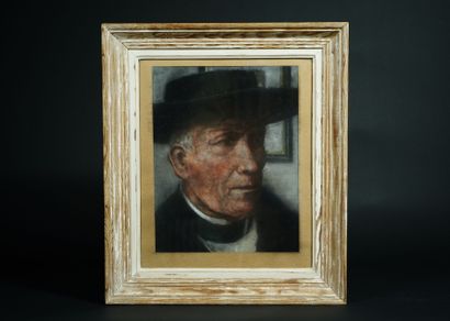 Charles NAAS (1905-1988)
Portrait of an Alsatian
Pastel...
