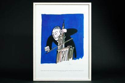 Tomi UNGERER (1931-2019)
The Cellist
Silkscreen...