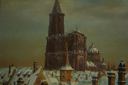 Robert WARTER (1914-2004)
Strasbourg Cathedral...
