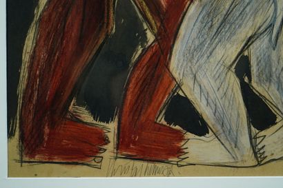 Christophe MEYER (1958)
Wrestlers
Mixed media...