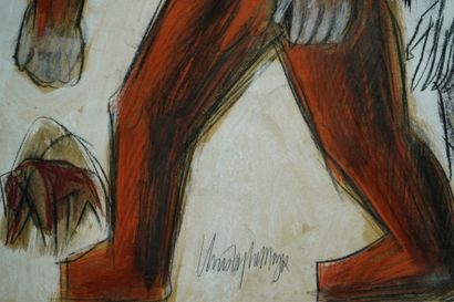 Christophe MEYER (1958)
Figure with bull
Mixed...