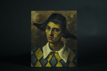Robert HEITZ (1895-1984)
Portrait of Harlequin
Oil...