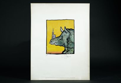 Tomi UNGERER (1931-2019)
The Rhinoceros Cathedral
Offset...
