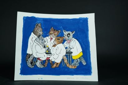 Guy UNTEREINER (1957)
Set of 13 gouaches...