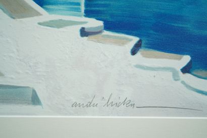 André BRICKA (1922-1999)
View of the sea
Lithograph...