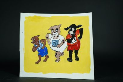 Guy UNTEREINER (1957)
Set of 13 gouaches...