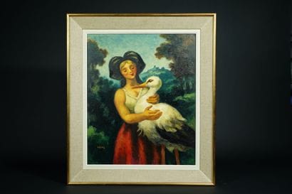 Robert HEITZ (1895-1984)
Alsatian woman with...