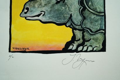 Tomi UNGERER (1931-2019)
The Rhinoceros Cathedral
Offset...