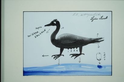 Raymond-Emile WAYDELICH (1938-2024)
Bird
Watercolor...