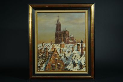 Robert WARTER (1914-2004)
Strasbourg Cathedral...