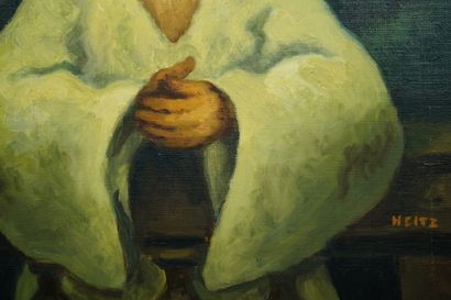 Robert HEITZ (1895-1984)
Pierrot
Oil on canvas,...