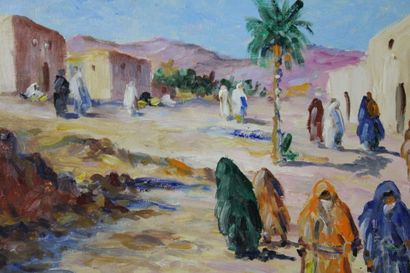 Bruno RETAUX (né en 1947)
Vue du Maroc
Huile...