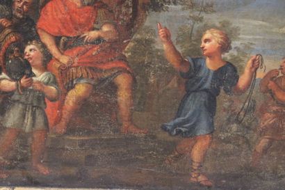 École italienne du XVIIe siècle.
Scène de...