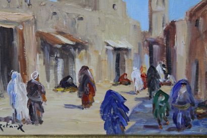 Bruno RETAUX (né en 1947)
Rue marchande de...