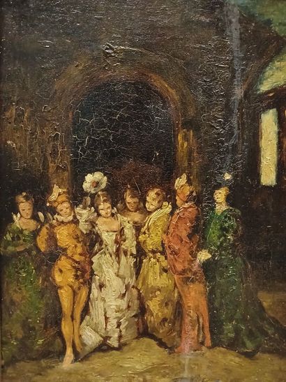 Adolphe MONTICELLI (1824-1886), dans le goût...