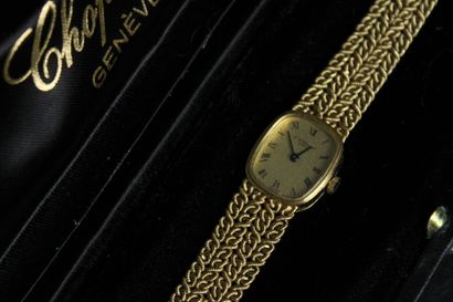 CHOPARD
Montre bracelet en or jaune 18K (750/1000)....