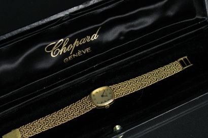 CHOPARD
Montre bracelet en or jaune 18K (750/1000)....