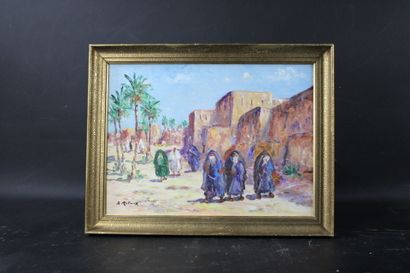 Bruno RETAUX (1947)
Bled au Maroc
Huile sur...
