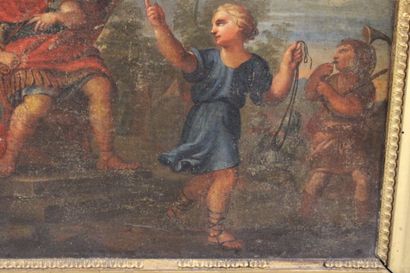 École italienne du XVIIe siècle.
Scène de...