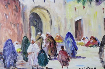 Bruno RETAUX (né en 1947)
Marrakech
Huile...