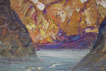 Joseph Victor COMMUNAL (1876-1962) 
Montagne...