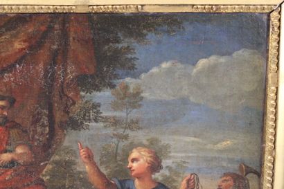 École italienne du XVIIe siècle.
Scène de...