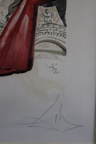 Salvador DALI (1904-1989), d'après
Composition...