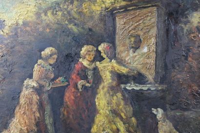Adolphe MONTICELLI (1824-1886), dans le goût...