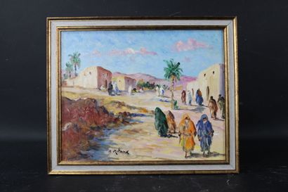 Bruno RETAUX (né en 1947)
Vue du Maroc
Huile...