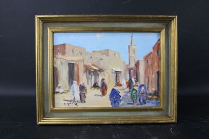 Bruno RETAUX (né en 1947)
Rue marchande de...