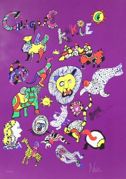 Niki DE SAINT PHALLE (1930-2002), d'après
Cirque...