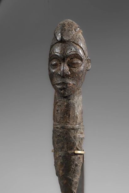 Ceremonial cephalomorphic knife KONGO
Wood,...