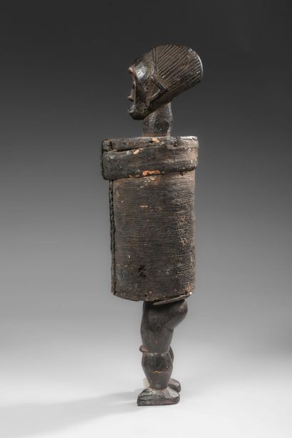 GABON - FANG - Reliquary box with a head...