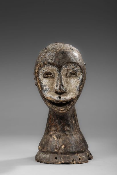 NIGERIA - Masque cimier IDOMA en forme de...
