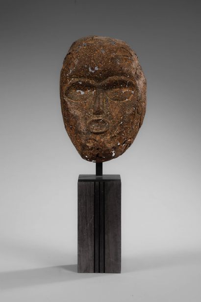 RDC/ZAÏRE - KONGO - Metal mask, probably...