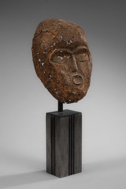 RDC/ZAÏRE - KONGO - Metal mask, probably...