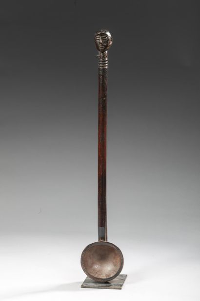 IVORY COAST
Ceremonial cephalomorph spoon
Wood,...